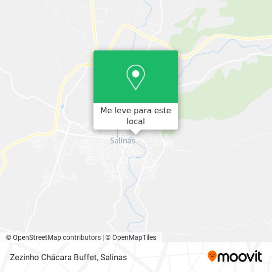 Zezinho Chácara Buffet mapa