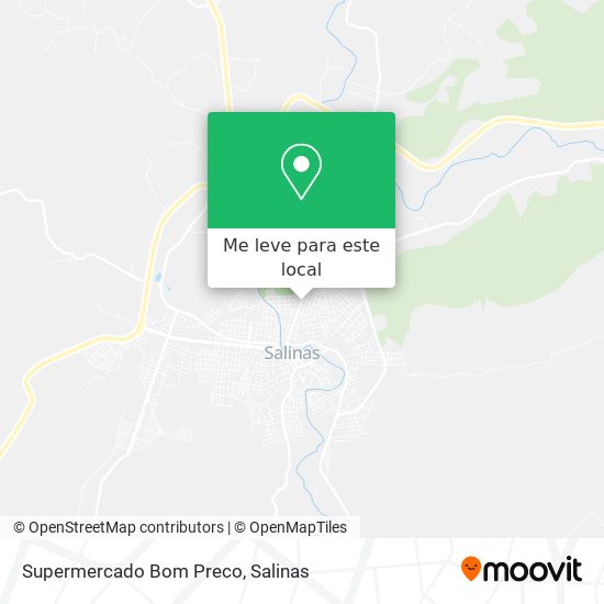 Supermercado Bom Preco mapa