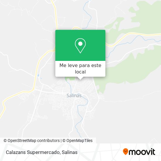 Calazans Supermercado mapa