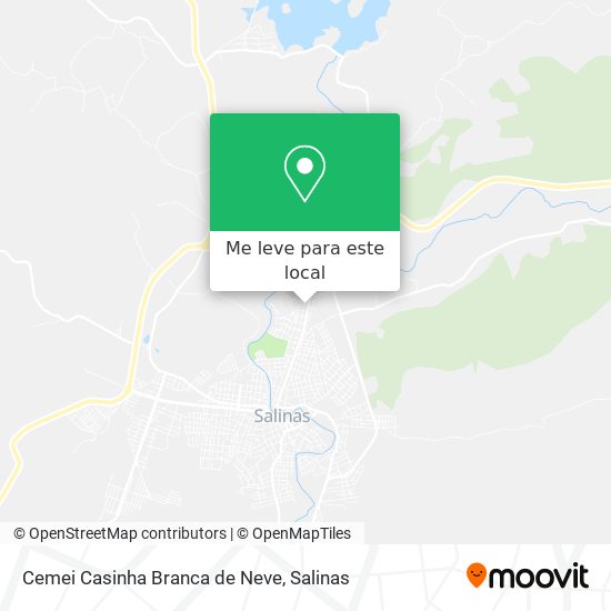 Cemei Casinha Branca de Neve mapa