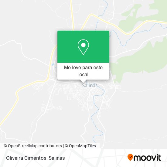 Oliveira Cimentos mapa