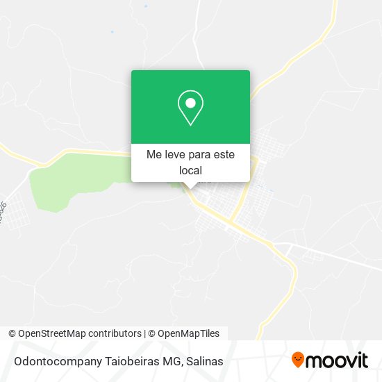 Odontocompany Taiobeiras MG mapa