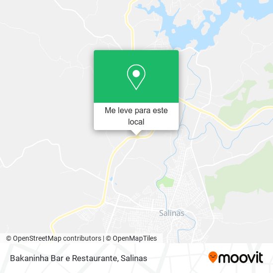 Bakaninha Bar e Restaurante mapa