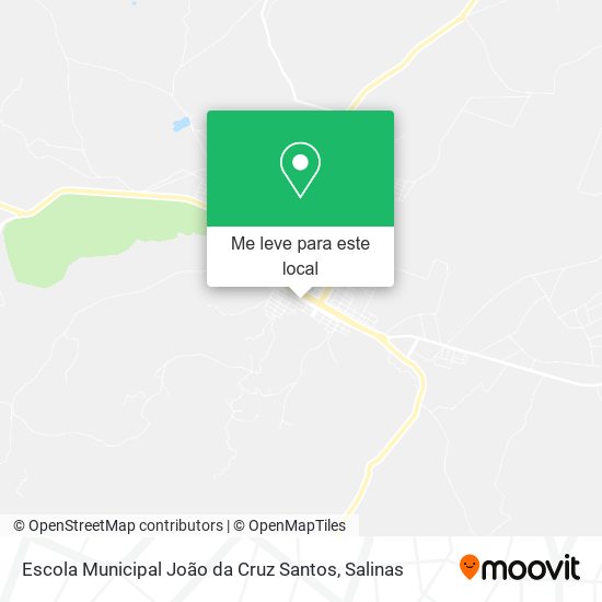 Escola Municipal João da Cruz Santos mapa