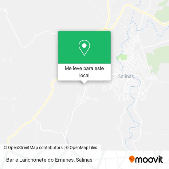 Bar e Lanchonete do Ernanes mapa
