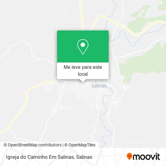 Igreja do Caminho Em Salinas mapa