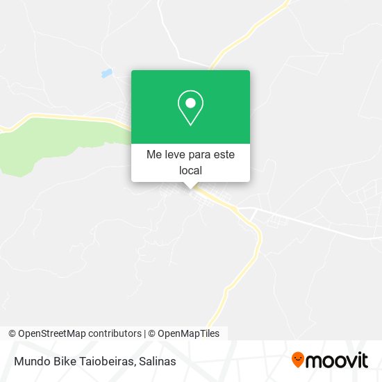 Mundo Bike Taiobeiras mapa