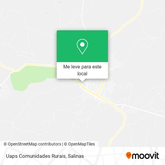 Uaps Comunidades Rurais mapa
