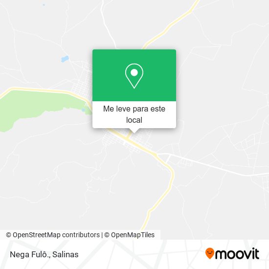Nega Fulô. mapa