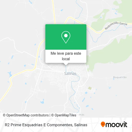 R2 Prime Esquadrias E Componentes mapa