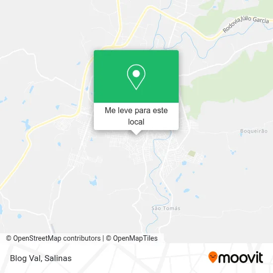 Blog Val mapa