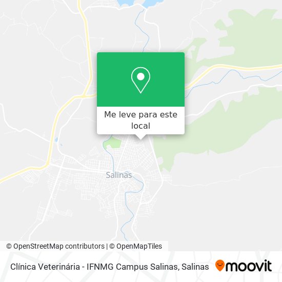 Clínica Veterinária - IFNMG Campus Salinas mapa