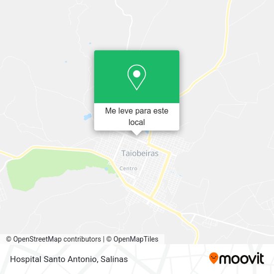 Hospital Santo Antonio mapa