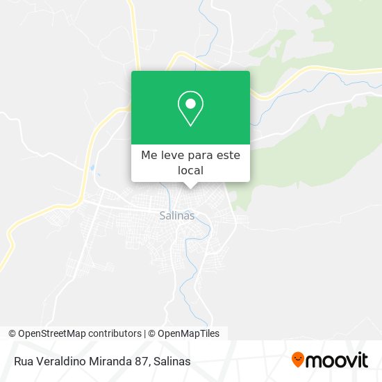 Rua Veraldino Miranda 87 mapa