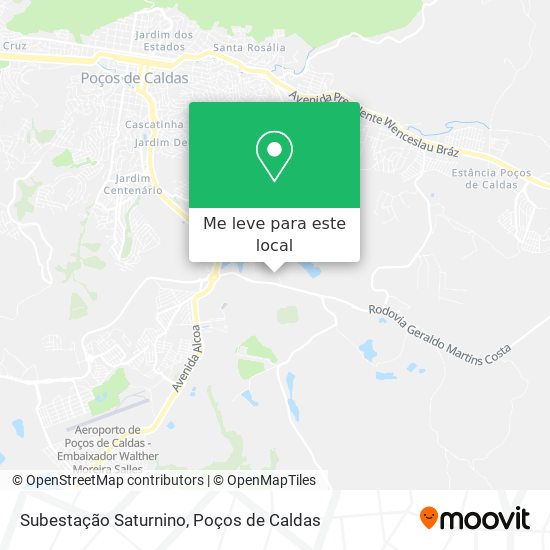 Subestação Saturnino mapa