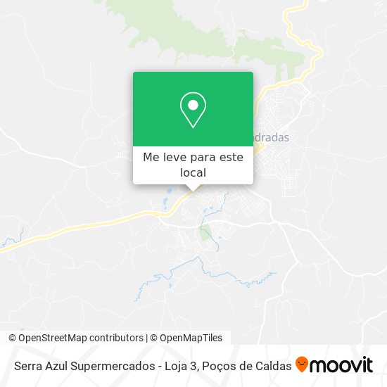 Serra Azul Supermercados - Loja 3 mapa