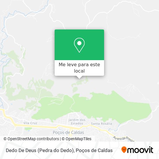Dedo De Deus (Pedra do Dedo) mapa