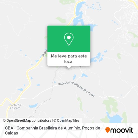 CBA - Companhia Brasileira de Alumínio mapa