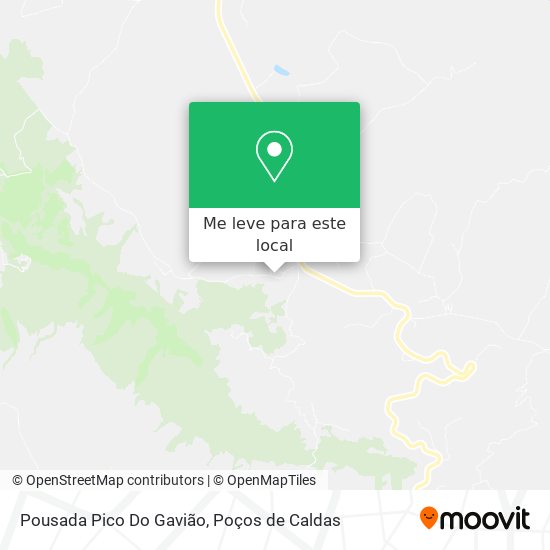 Pousada Pico Do Gavião mapa