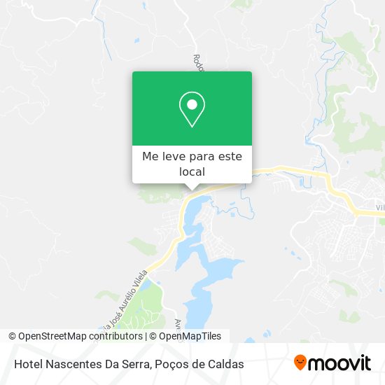 Hotel Nascentes Da Serra mapa