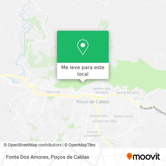 Fonte Dos Amores mapa