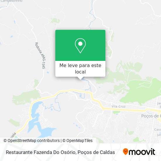 Restaurante Fazenda Do Osório mapa
