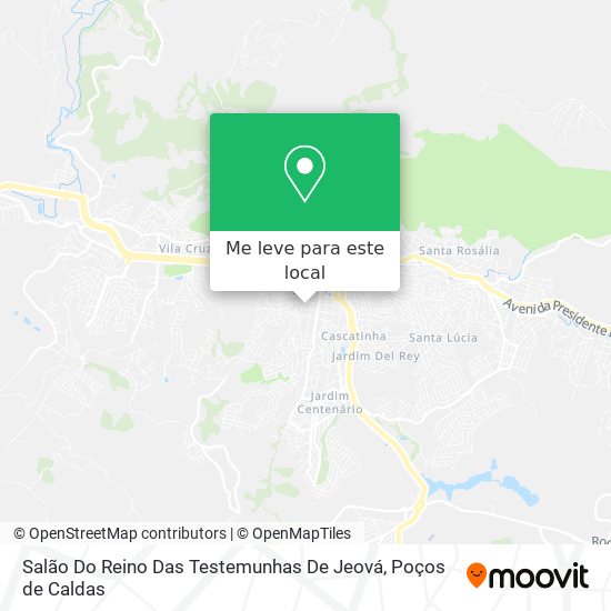 Salão Do Reino Das Testemunhas De Jeová mapa