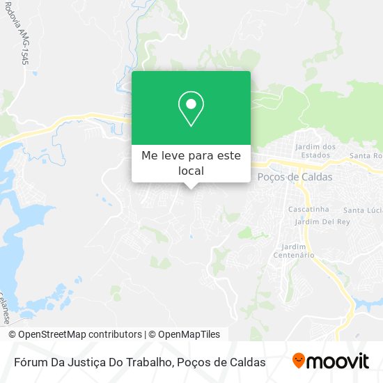 Fórum Da Justiça Do Trabalho mapa