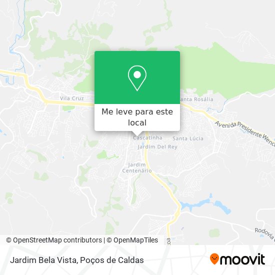 Jardim Bela Vista mapa