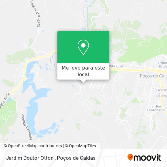 Jardim Doutor Ottoni mapa