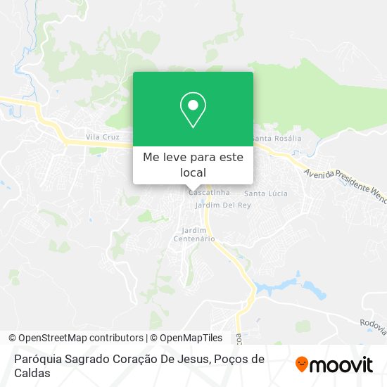 Paróquia Sagrado Coração De Jesus mapa