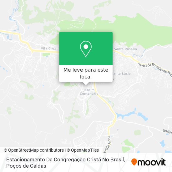 Estacionamento Da Congregação Cristã No Brasil mapa