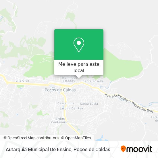 Autarquia Municipal De Ensino mapa