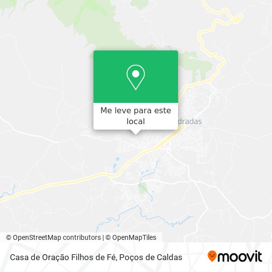 Casa de Oração Filhos de Fé mapa