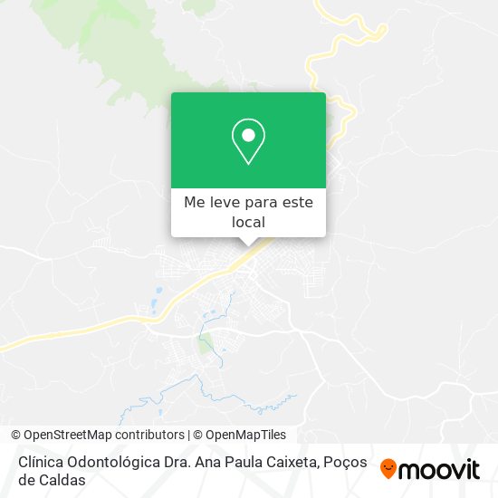 Clínica Odontológica Dra. Ana Paula Caixeta mapa