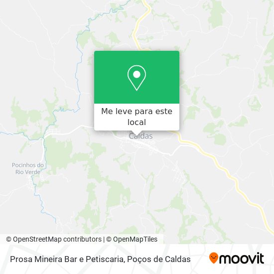 Prosa Mineira Bar e Petiscaria mapa