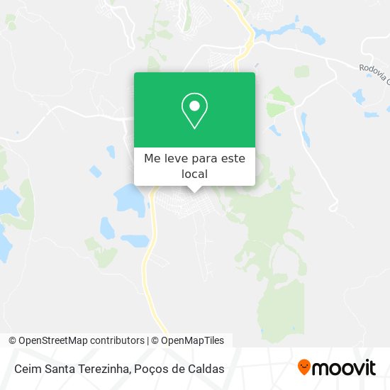 Ceim Santa Terezinha mapa