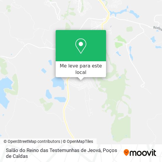 Salão do Reino das Testemunhas de Jeová mapa