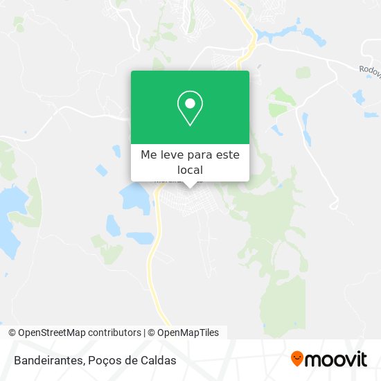 Bandeirantes mapa