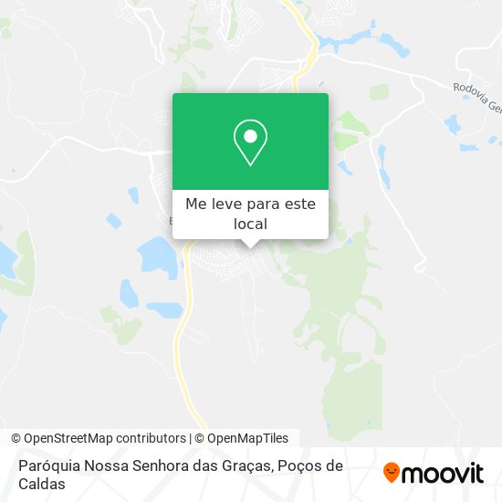 Paróquia Nossa Senhora das Graças mapa