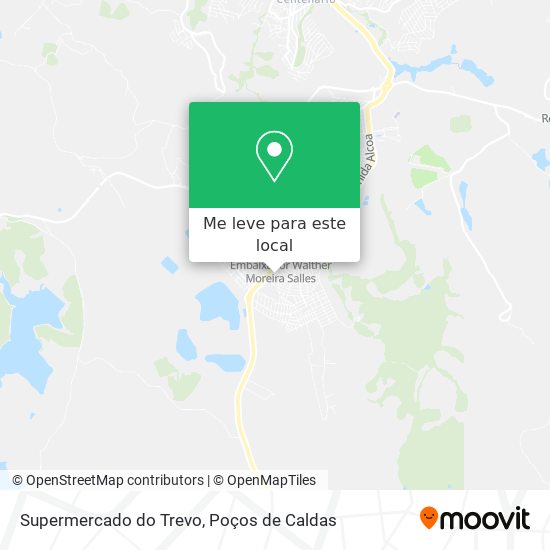 Supermercado do Trevo mapa
