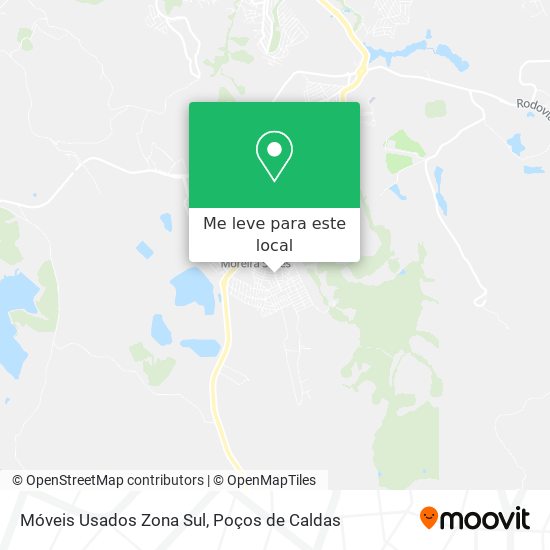 Móveis Usados Zona Sul mapa