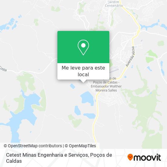 Cetest Minas Engenharia e Serviços mapa