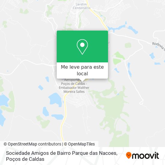 Sociedade Amigos de Bairro Parque das Nacoes mapa