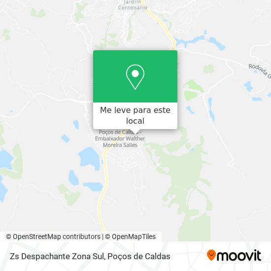 Zs Despachante Zona Sul mapa