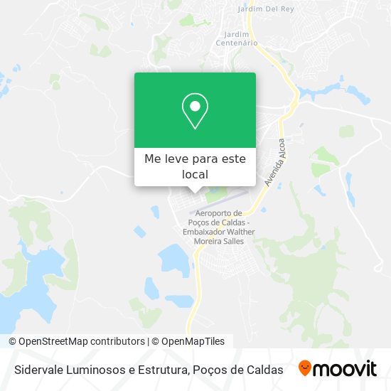 Sidervale Luminosos e Estrutura mapa