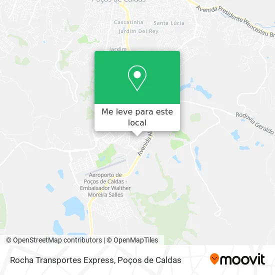 Rocha Transportes Express mapa
