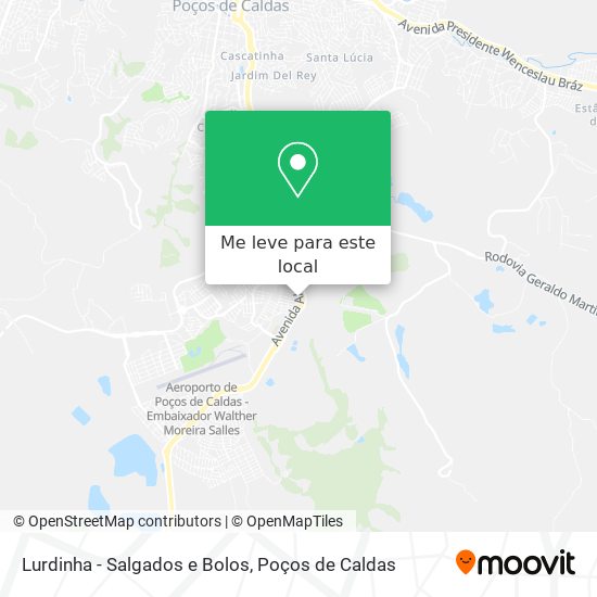 Lurdinha - Salgados e Bolos mapa