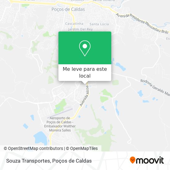 Souza Transportes mapa