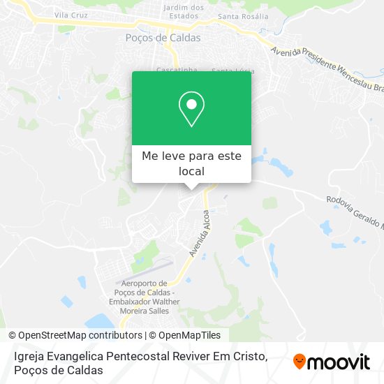 Igreja Evangelica Pentecostal Reviver Em Cristo mapa